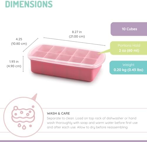 melii Silicone Baby Food Freezer Tray - Image 3