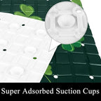 Shower Mat Non Slip, Clovers Pattern Anti Slip Bath Mat - Image 3