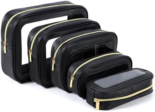 YOPCDJ 5PCS Diaper Bag Organizer Pouch, Cosmetic Bag Set, TSA Approved Toiletry by YOPCDJ