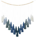 DrCor Ombre Green Boho Macrame Garland Wall Hanging Decor by DrCorDreamingDecor