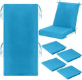 Tudomro 4 Pcs Outdoor High Back Chair Cushion Covers Waterproof Patio by Tudomro
