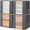 Lifewit 4 Pack 100L Large Clothes Storage, Blanket Storage Bags by Lifewit