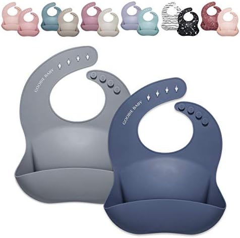 Goobie Baby Silicone Baby Bib by Goobie+Baby
