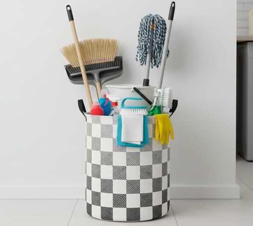 CLOCOR Large Laundry Basket, Waterproof Fabric Storage Container, Room Decor - Image 4