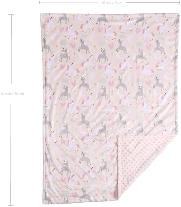 CREVENT 2Pcs 30''X40'' Cute Cozy Fluffy Warm Baby Blankets - Image 7