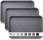 Boot Tray for Entryway Indoor, Heavy Duty Shoe Mat Trays 3 Packs, 16.7"x12.8" by WATANIYAPET