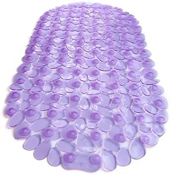 “Pebbles” Non-Slip Bathtub & Shower Mat 27”x14” Oval by TikeSmart