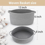 Happyiren Cute Woven Storage Basket - Image 2