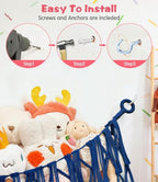 Stuffed Animal Net Hammock, Save Space Eliminate Clutter - Image 5