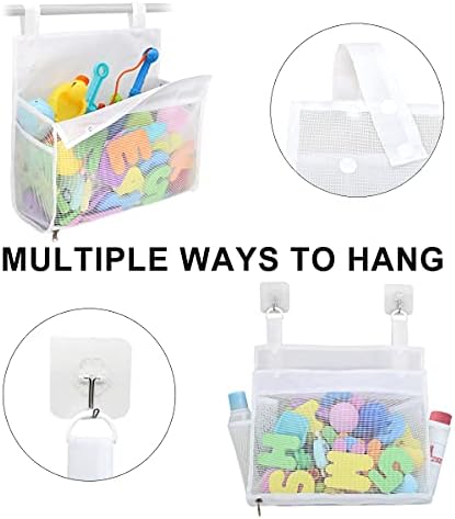 Muchfun Bath Toy Organizer Multiple Ways to Hang - Image 2
