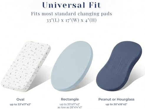 3 Pack Muslin Changing Pad Covers - Image 5