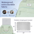 RUVALINO Diaper Bag Backpack-Multifunction Baby Travel Bag - Image 6