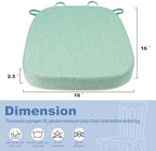 BUYUE Thickened 2.5" Dining Chair Cushions Set of 6, U-Shape High Density Foam - Image 3