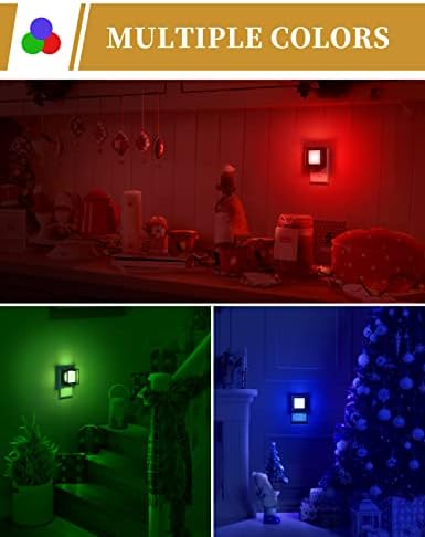 DORESshop Red Night Light, Night Lights Plug Into Wall, Light Sensor - Image 4