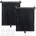 Sfee Car Window Shade for Side Windows, 2 Pack Sun Shade Retractable for Car by Sfee