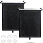 Sfee Car Window Shade for Side Windows, 2 Pack Sun Shade Retractable for Car by Sfee