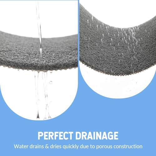 Hargiis Non Slip Bathtub Mat, Anti Slip Shower Mat, Quick Drying Bath Tub Mats - Image 6
