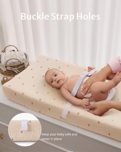 Blissful Diary Muslin Changing Pad Cover - Image 3