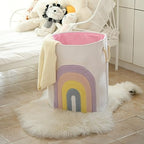 Pink Baby Hamper, XL Canvas 58L Laundry Basket - Image 7