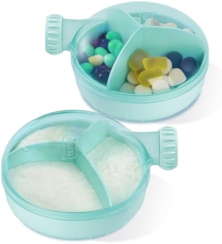 6Oz Baby Formula Dispenser Airtight Leak Proof Travel Milk Container 2 Pack by RUNSUNTUN