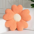 Sioloc Flower Shaped Throw Pillow, Fun Daisy Pillow, 25.6" Light Orange Cute by HEALTHYCOMFORTLIFE