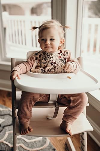 Three Little Tots Modern Silicone Baby Bib – Adjustable Fit Waterproof Catch - Image 5