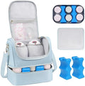 Wearable Breast Pump Bag with Cooler Compartment Fits by Jaffzora