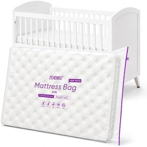 ZCHENBS® - Crib Mattress Bags for Moving, Waterproof Mattress Storage Bag by ZCHENBS