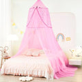 Bed Canopy for Girls, Unicorn Princess Bed Canopy Bedroom Accessories Decor by Nattey