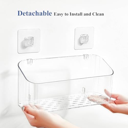 UNIKON 2 Pack Clear Bath Toy Storage Organizer - Image 6