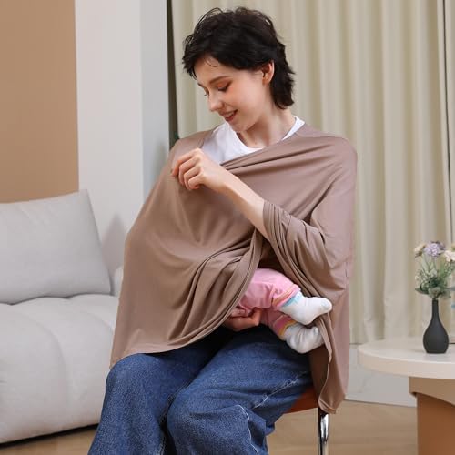 Seejoy Multi-use Nursing Cover for Breastfeeding, 360°Full Coverage Nursing - Image 5