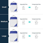 NICOSHOW Compression Packing Cubes 6 Set, Compressible Space-Saving Packing - Image 4