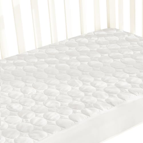 Biloban Crib Mattress Protector Waterproof Sheets Fitted 52” x 28” by Bilobanbabybedding