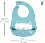 Baby Silicone Feeding Bibs - Image 4