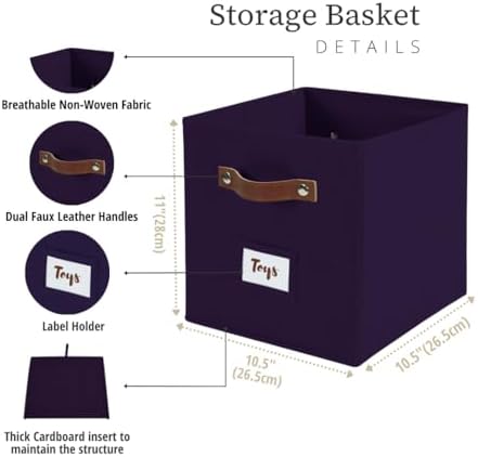 DECOMOMO Storage Bins, Cube Storage Bin - Image 3