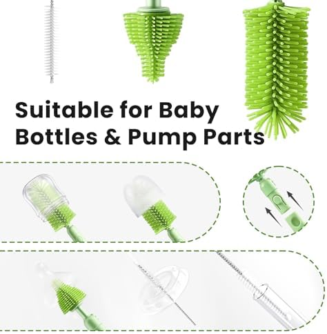 LEQXGO Travel Baby Bottle Cleaner Kit - Image 4