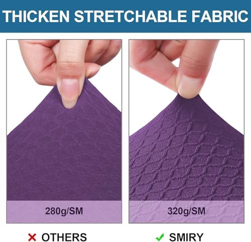 Smiry Waterproof Seat Covers for Dining Room Chairs - Image 5