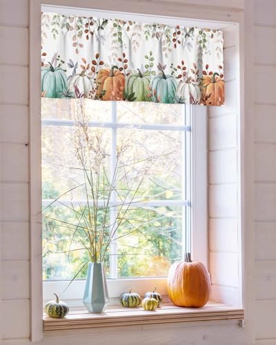 Fall Thanksgiving Kitchen Curtains Valances - Image 4