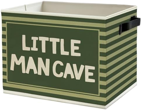 Little Man Cave Boys Storage Bins Box by Unknown