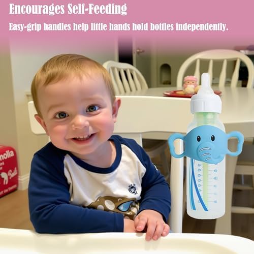 3-Pack Silicone Baby Bottle Handles Compatible - Image 3