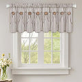 ASPMIZ Farmhouse Valances for Windows, Cotton Linen Kitchen Curtains Valances by ASPMIZ