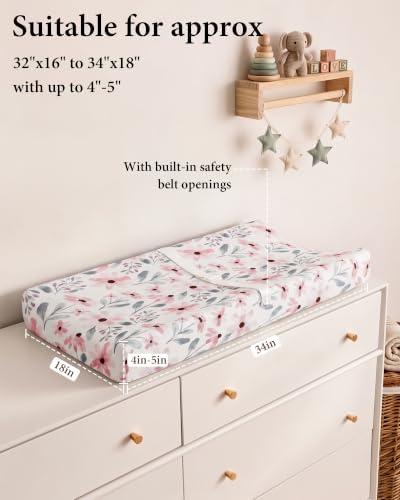 Yoofoss 2-Pack Diaper Changing Pad Cover - Image 3