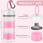 Baderke 2 Pcs Protein Powder Travel Container - Image 2