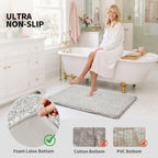 ILANGO Bathroom Rugs 36" × 24", Extra Soft Absorbent Microfiber Bath Rugs - Image 6