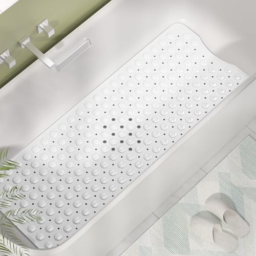 AmazerBath Shower Mat Non Slip 40 x 16 Inches, Shower Stall Mats - Image 2