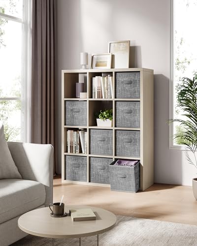 SONGMICS Storage Cubes, 11.8-Inch Foldable Closet Organizers - Image 5
