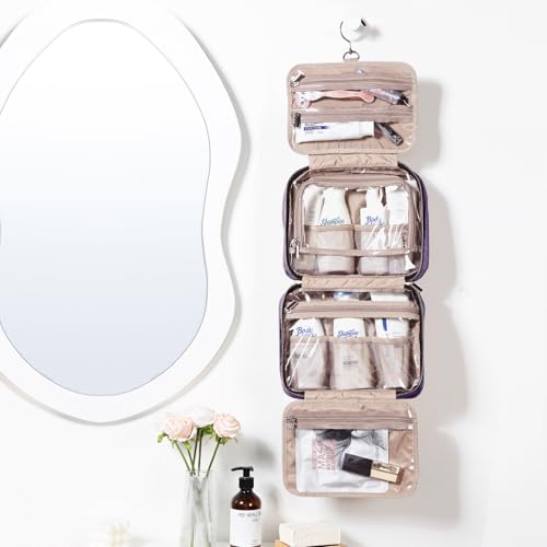 NISHEL Travel Toiletry Bag for women, Portable Hanging makeup Organizer - Image 2