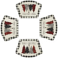 Artoid Mode Christmas Trees Wedge Shape Placemats by ArtoidMode