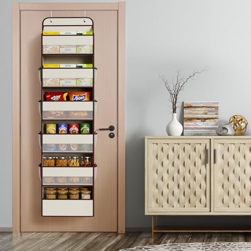 Univivi Fabric Over Door Hanging Organizer - Image 6