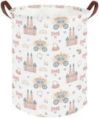 Princess hamper, Girl Laundry Basket, Baby Nursery Hamper, Waterproof foldable by FXOCSHE